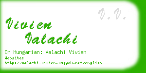 vivien valachi business card